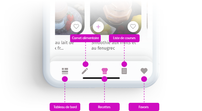 illustration app chefrico - footer