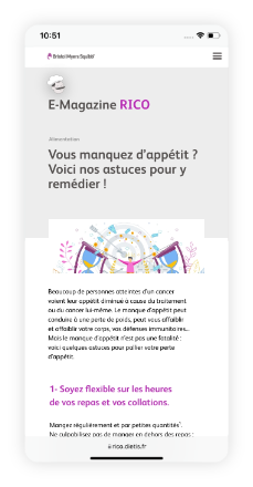 illustration app chefrico - article 2